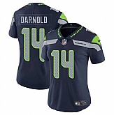 Women's Seattle Seahawks #14 Sam Darnold Navy 2025 Vapor Limited Stitched Jersey Dzhi,baseball caps,new era cap wholesale,wholesale hats